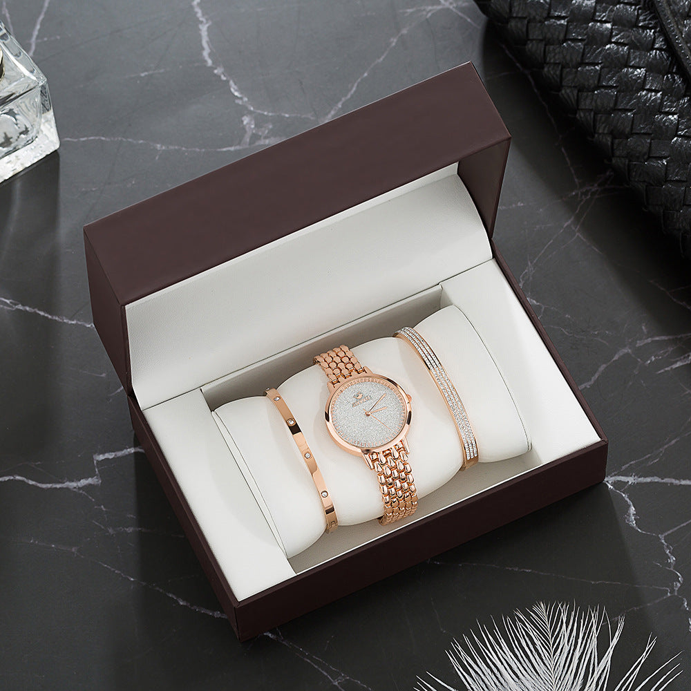 Aurora Luxe Gold Watch Set