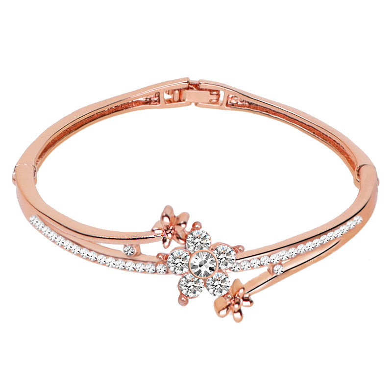 Celestia Diamond Luxe Watch & Bracelet Set