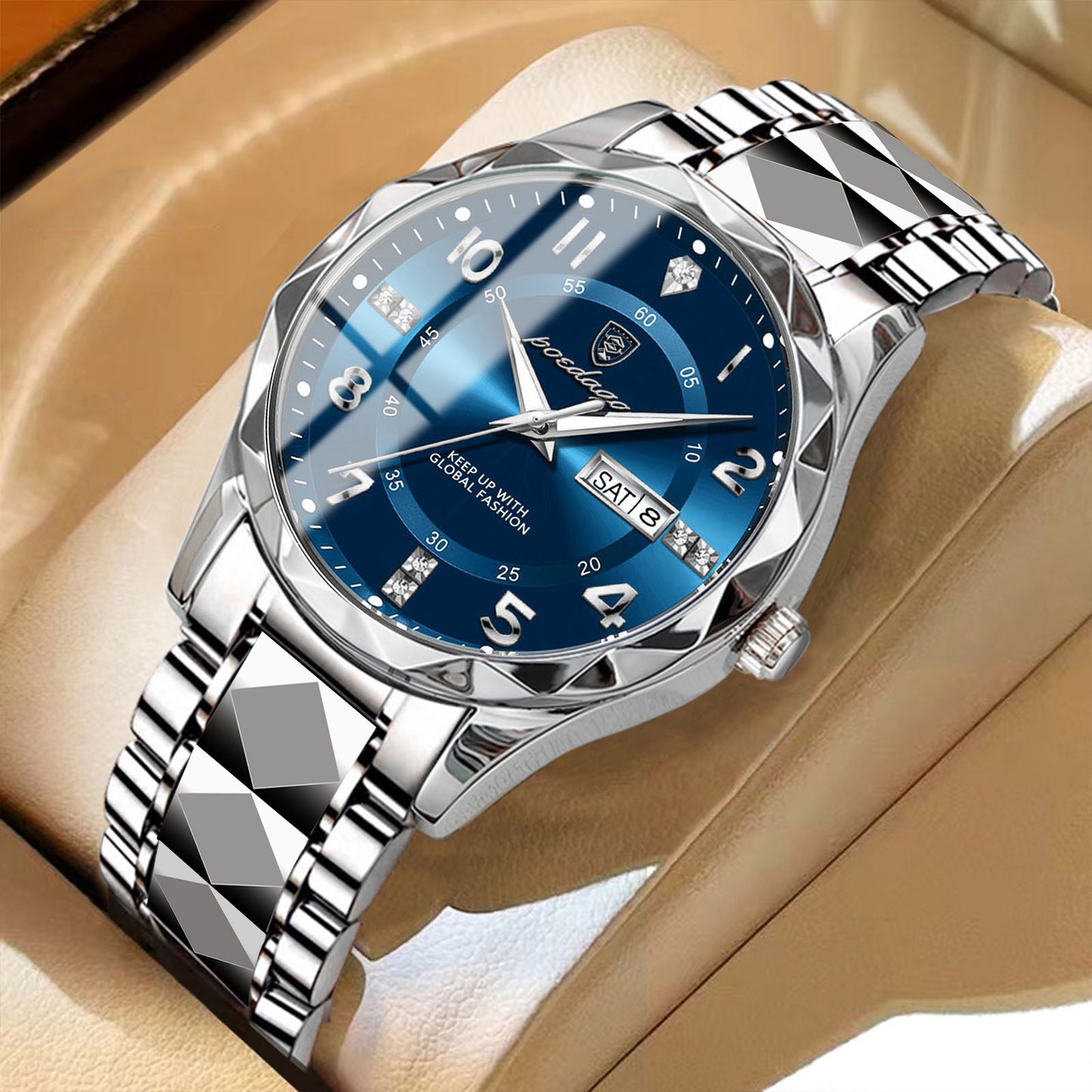 858 Prestige Collection – Sapphire Steel Timepiece