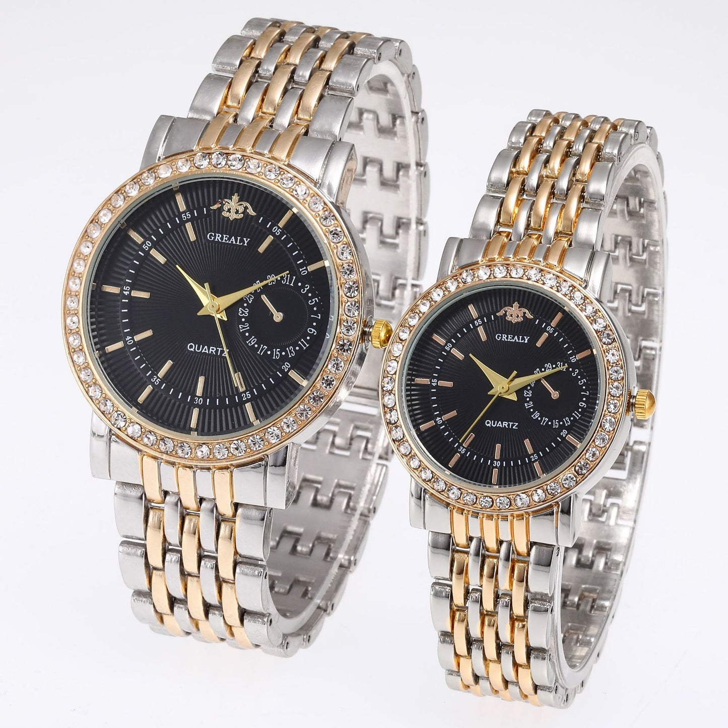 Timeless Diamond Classic Lovers’ Watch Set