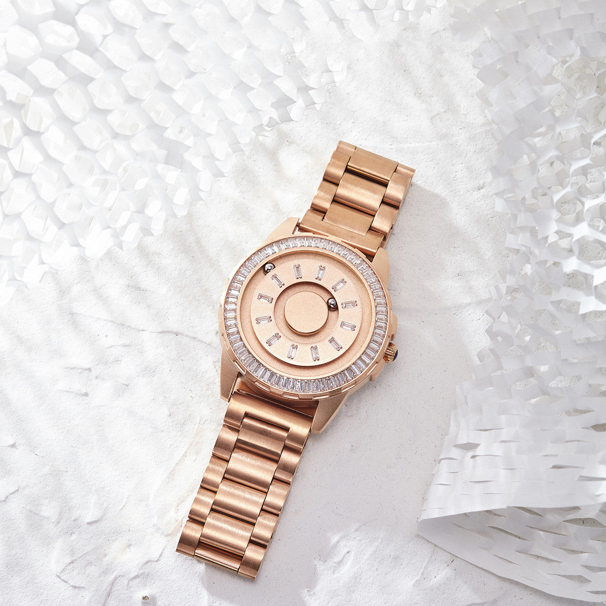 Midnight Rose Crystal Watch