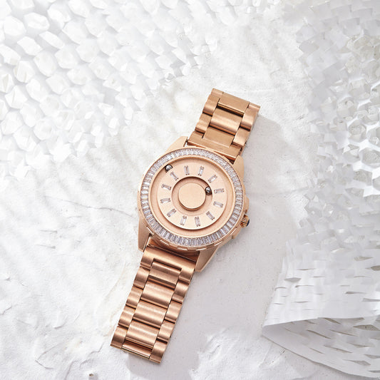 Midnight Rose Crystal Watch