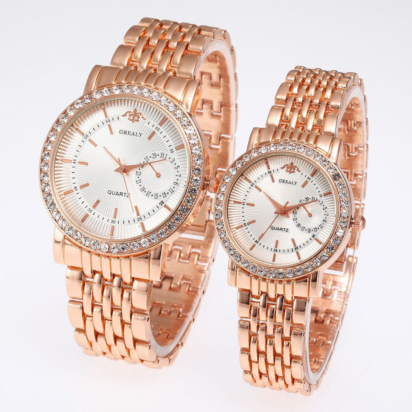 Timeless Diamond Classic Lovers’ Watch Set