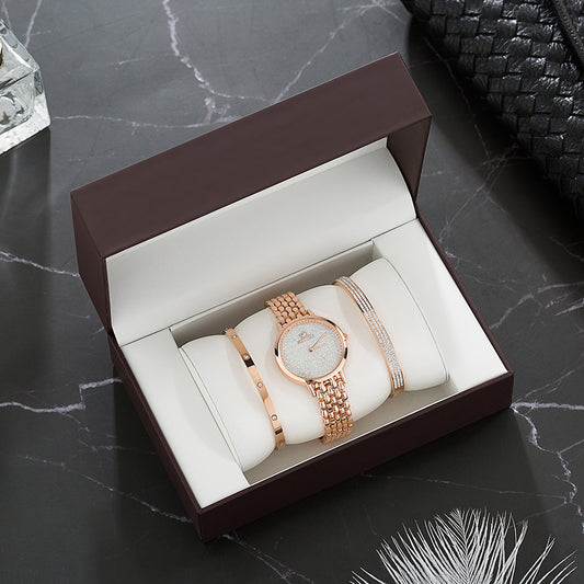 Aurora Luxe Gold Watch Set