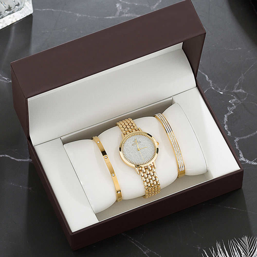 Aurora Luxe Gold Watch Set