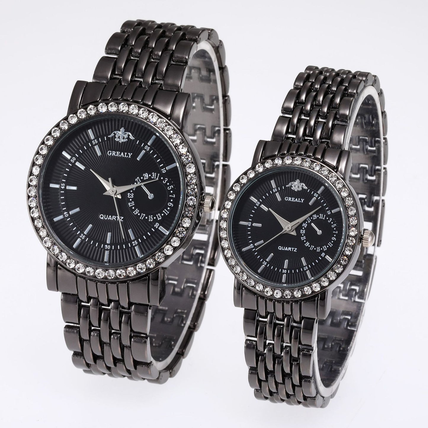 Timeless Diamond Classic Lovers’ Watch Set
