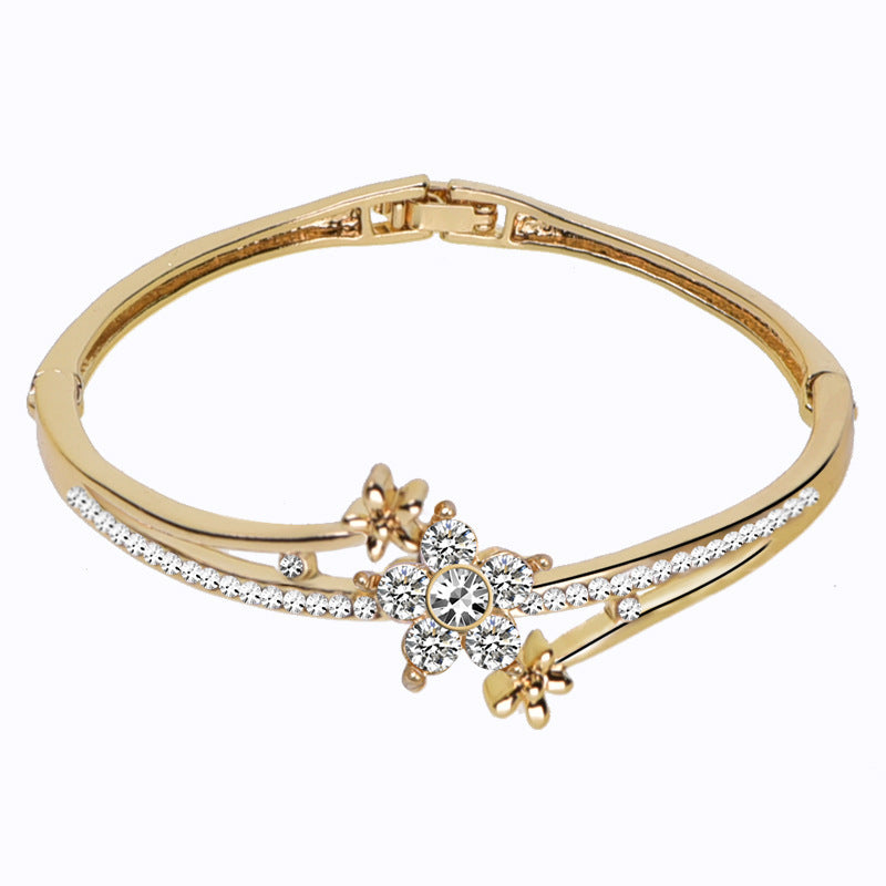Celestia Diamond Luxe Watch & Bracelet Set