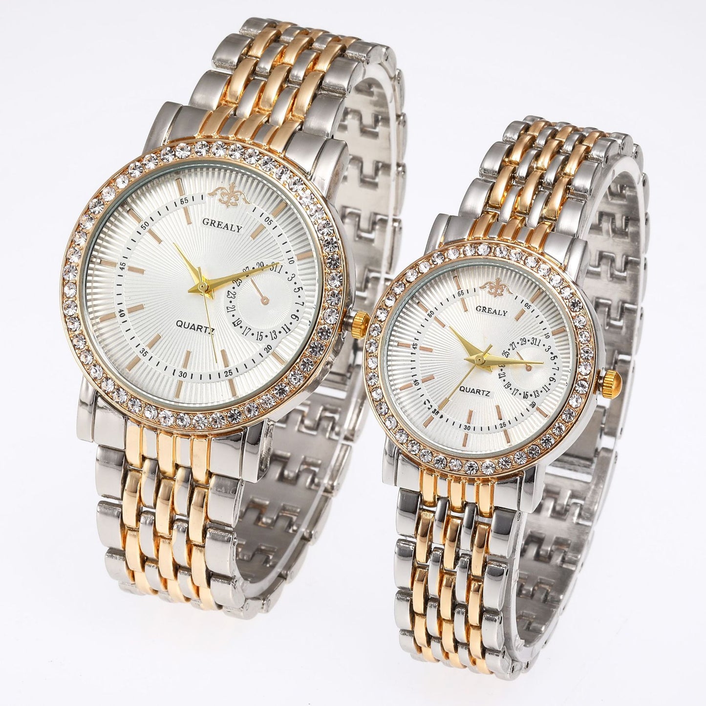 Timeless Diamond Classic Lovers’ Watch Set