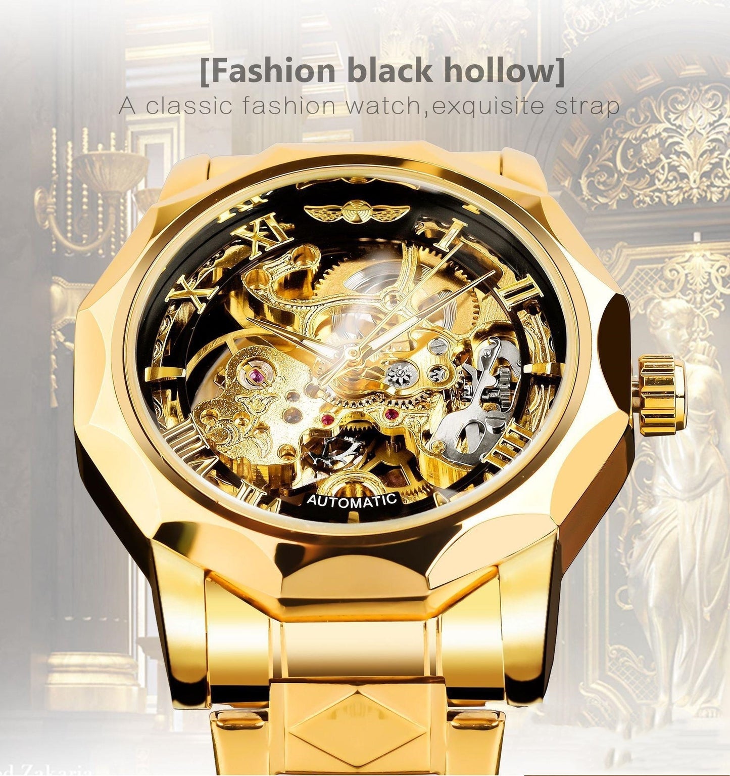 Retro Luxe Automatic Luminous Men’s Watch