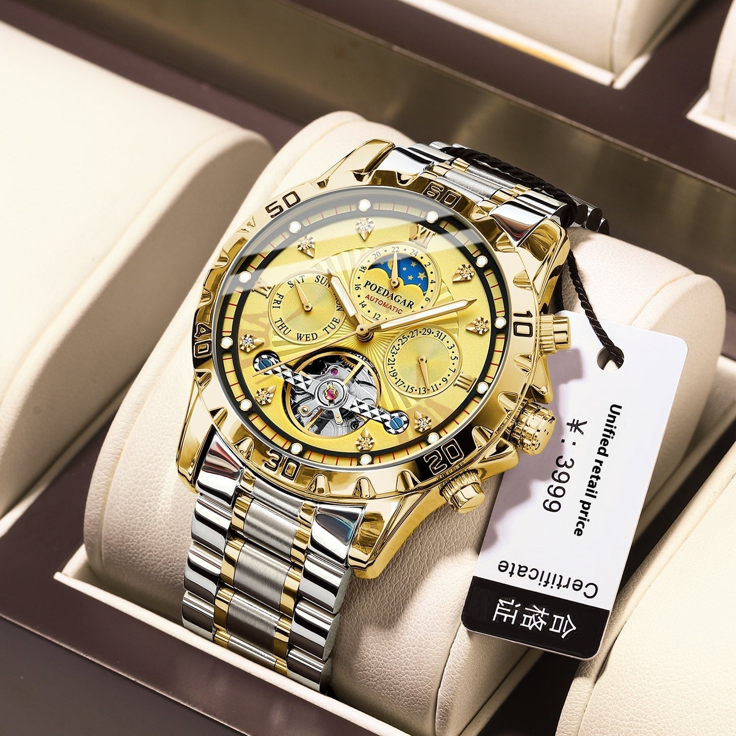 Golden Momentum Mechanical Watch