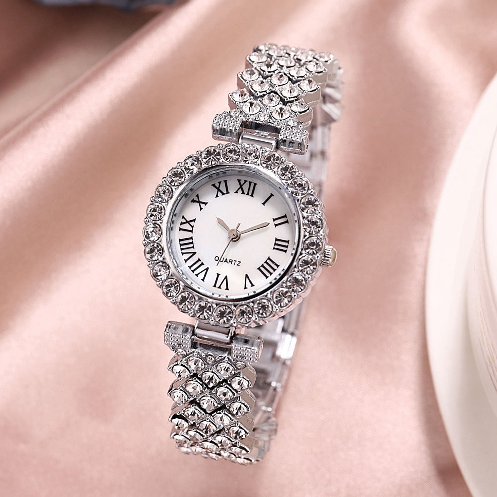 Celestia Diamond Luxe Watch & Bracelet Set
