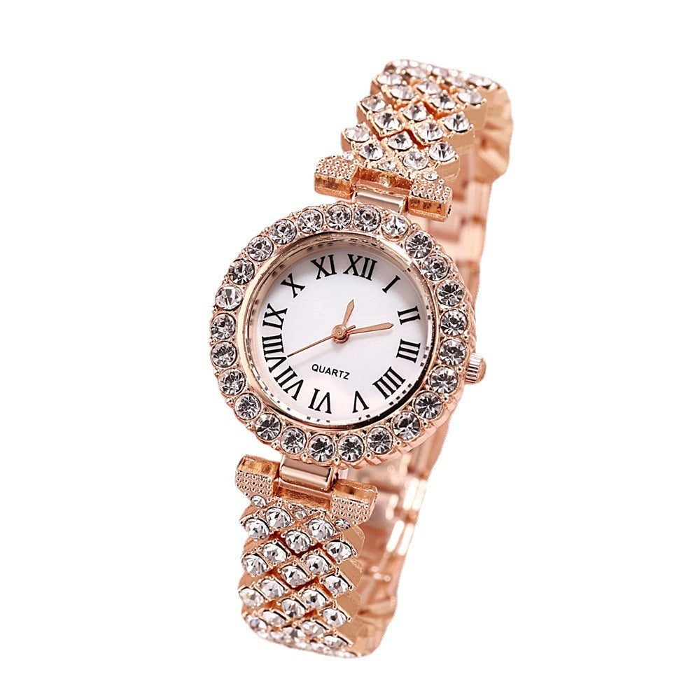Celestia Diamond Luxe Watch & Bracelet Set