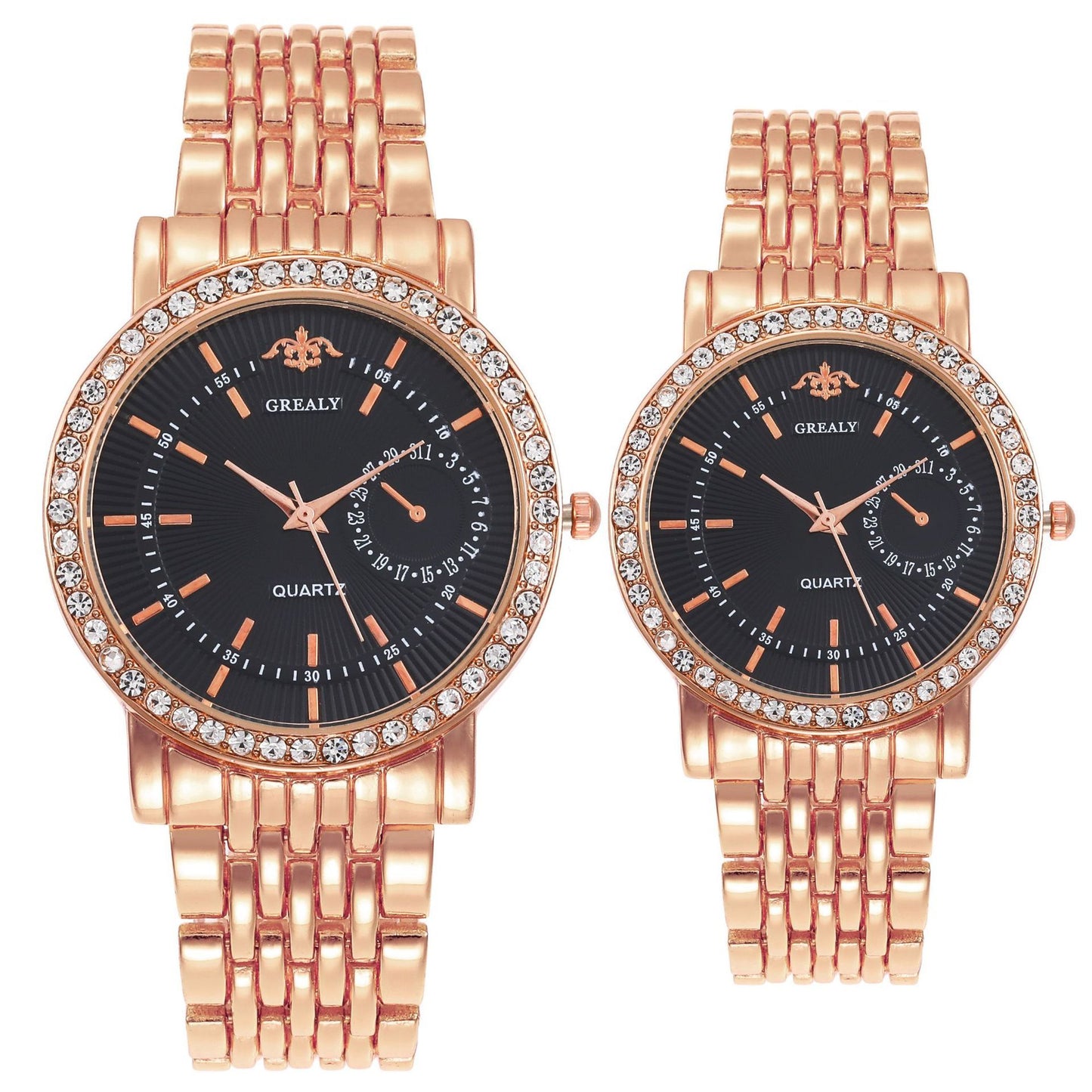 Timeless Diamond Classic Lovers’ Watch Set