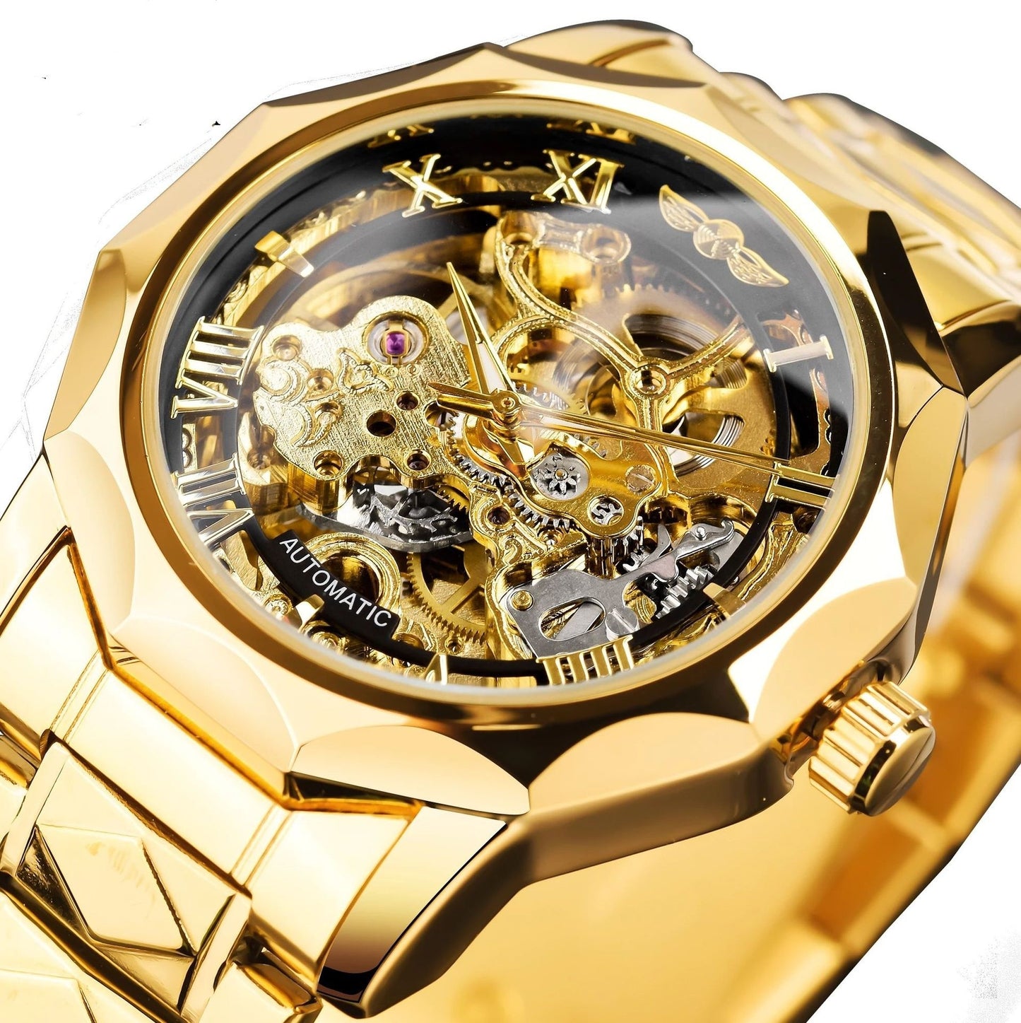 Retro Luxe Automatic Luminous Men’s Watch